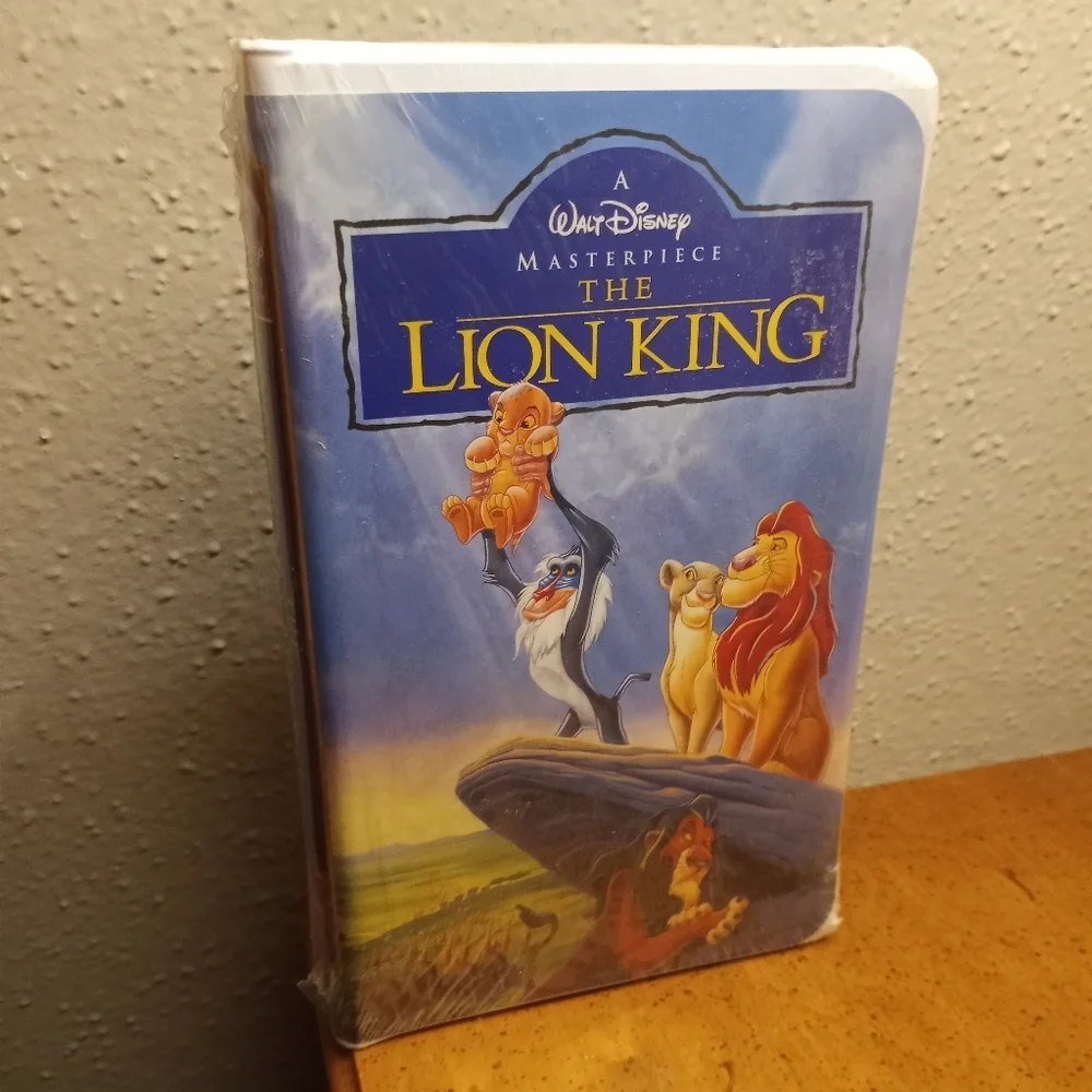 The Lion King Factory Sealed VHS